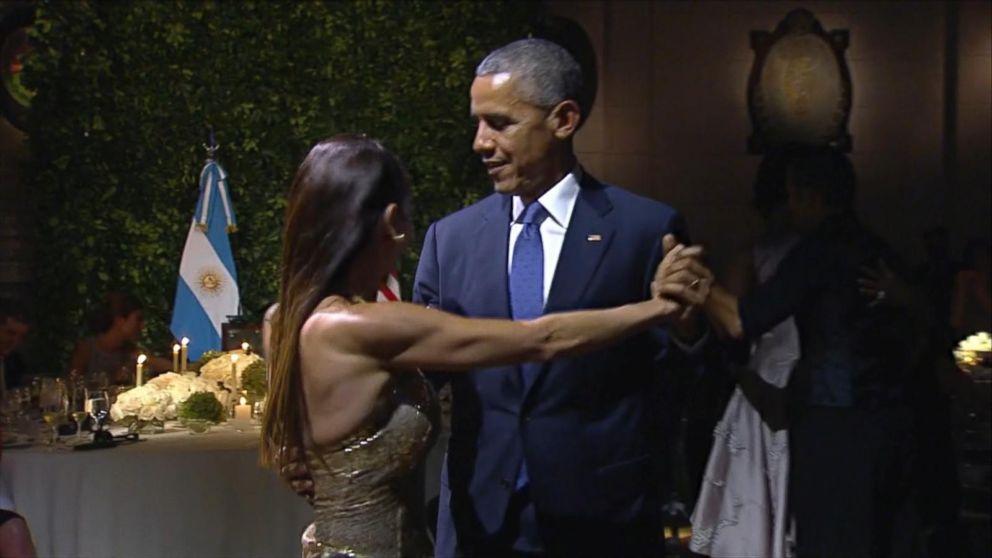ABD Başkanı Obama tango yaptı