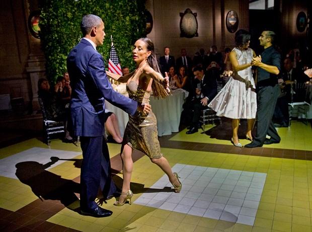 ABD Başkanı Obama tango yaptı