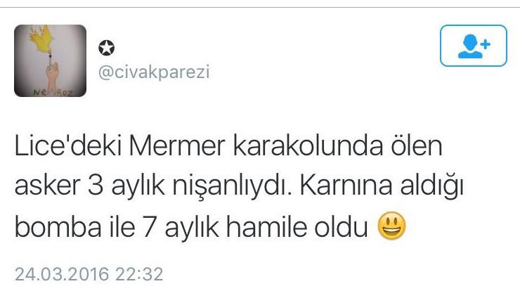 Sosyal medyada aşağılık terör propagandası