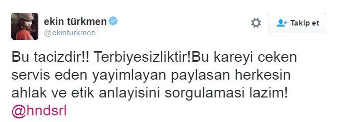 Hande Soral sert tepki gösterdi