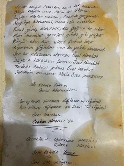 Şehit Coşkun Nazilli Nusaybin'e gönüllü gitmişti
