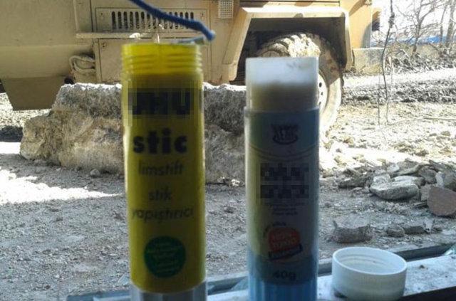 Yüksekova'da teröristlerin patlayıcıları imha ediliyor