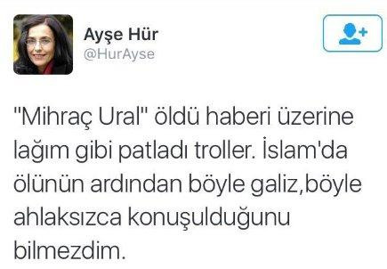 Ayşe Hür Suriye'deki katliamcılara ağlıyor