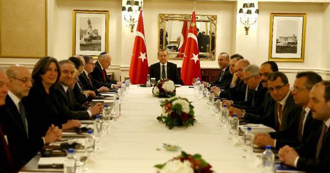 Cumhurbaşkanı Erdoğan Musevi temsilcileri kabul etti