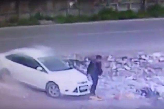 Diyarbakır'da bombalı aracın bırakılma anı