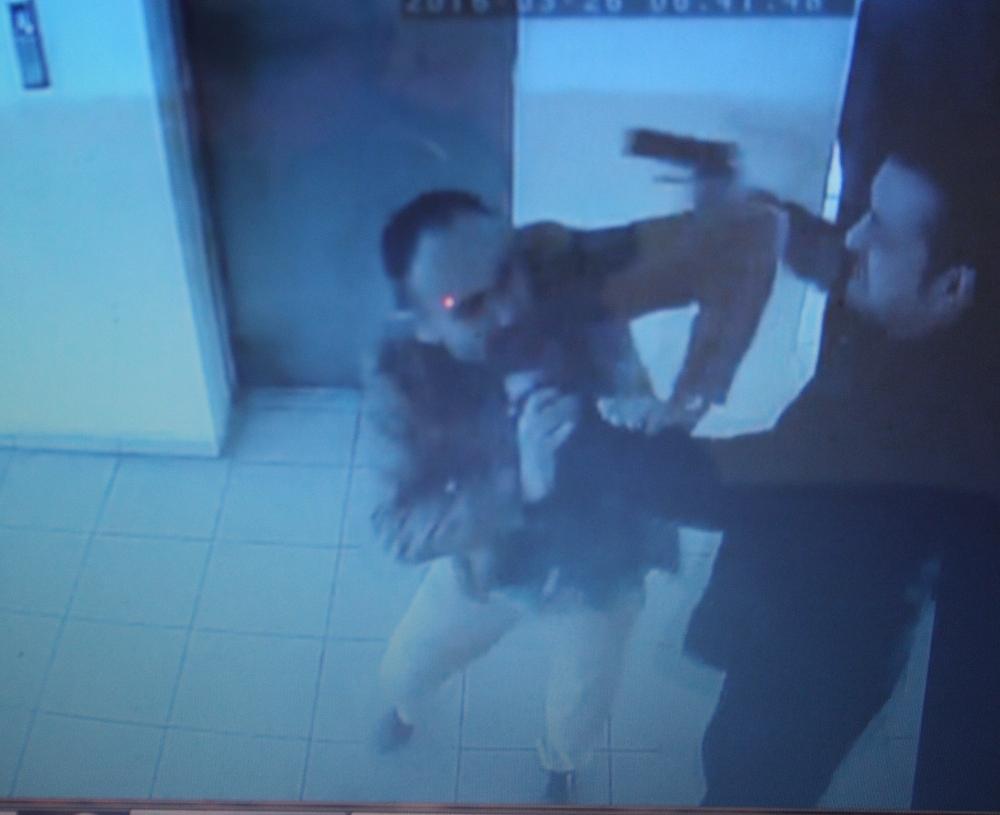 Ordu'da öğretmene darp kamerada