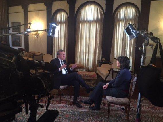 Cumhurbaşkanı Erdoğan Amanpour'a konuştu