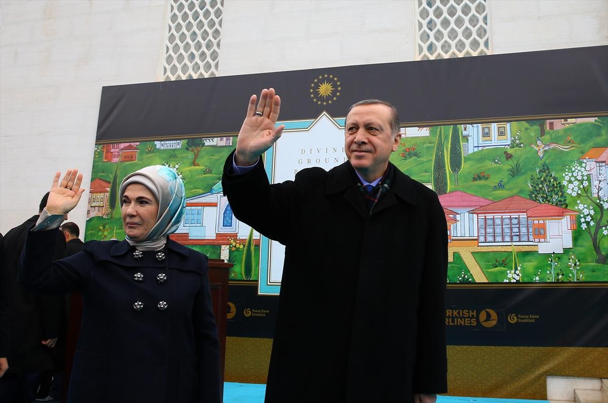 Erdoğan ABD'nin en büyük külliyesinin açılışını yaptı
