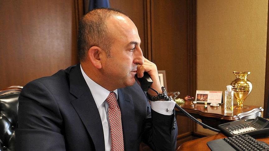 Bakan Çavuşoğlu'ndan telefon diplomasisi