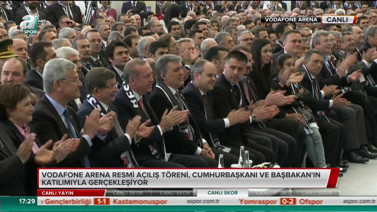 Beşiktaş'ın yeni stadının protokol açılışı