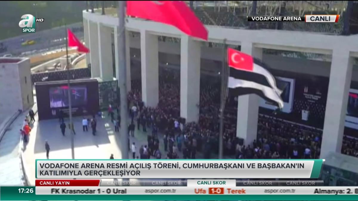 Beşiktaş'ın yeni stadının protokol açılışı