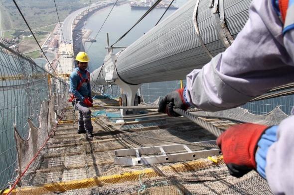 Körfez Geçiş Köprüsü'nde son 340 metre
