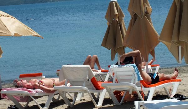 Marmaris plajları hareketlendi