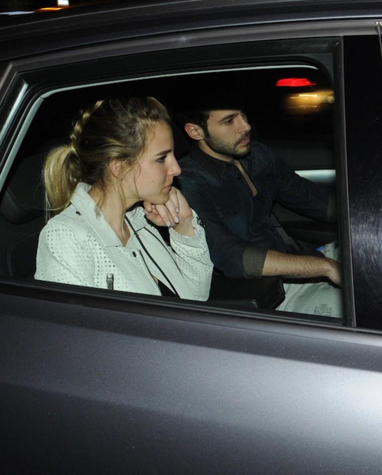 Hakan Sabancı ve Aslışah Alkoçlar'ın akşam gezmesi