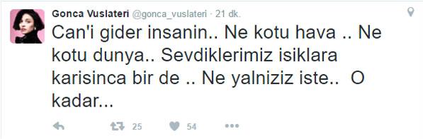 Atilla Özdemiroğlu'nun ölümü Gonca Vuslateri'yi yıktı