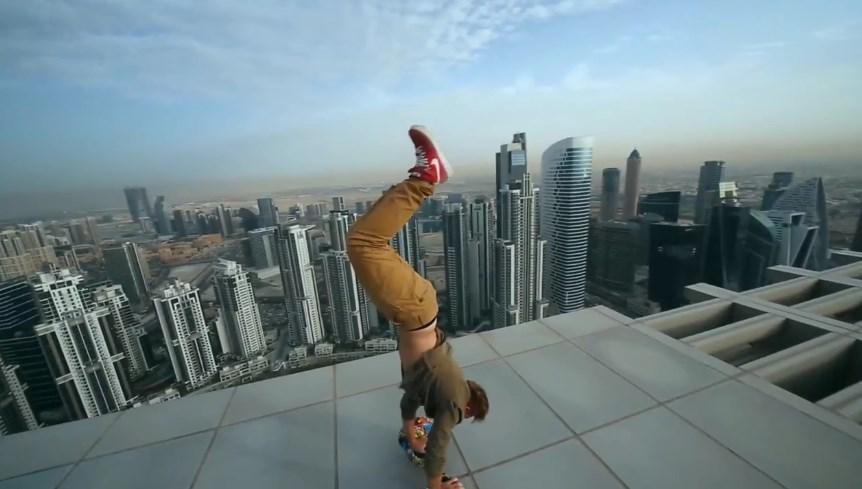 Rus gençten yürek hoplatan gösteri