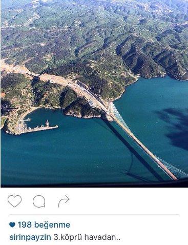 Şirin Payzın'dan 3. Köprü paylaşımı