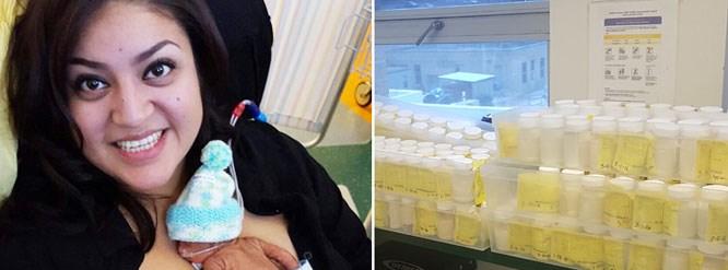 ABD'li anne kendisinden 59 litre süt sağdı