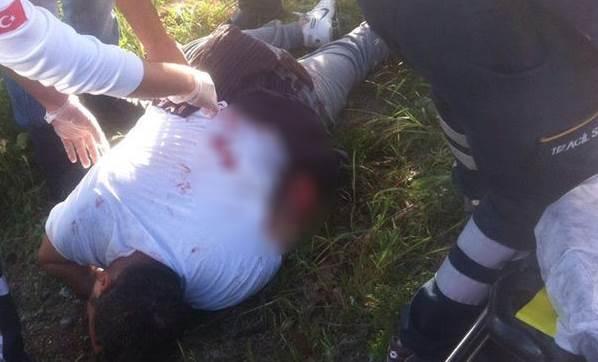 Trafikte tartışan adam çocuklarının gözü önünde öldürüldü