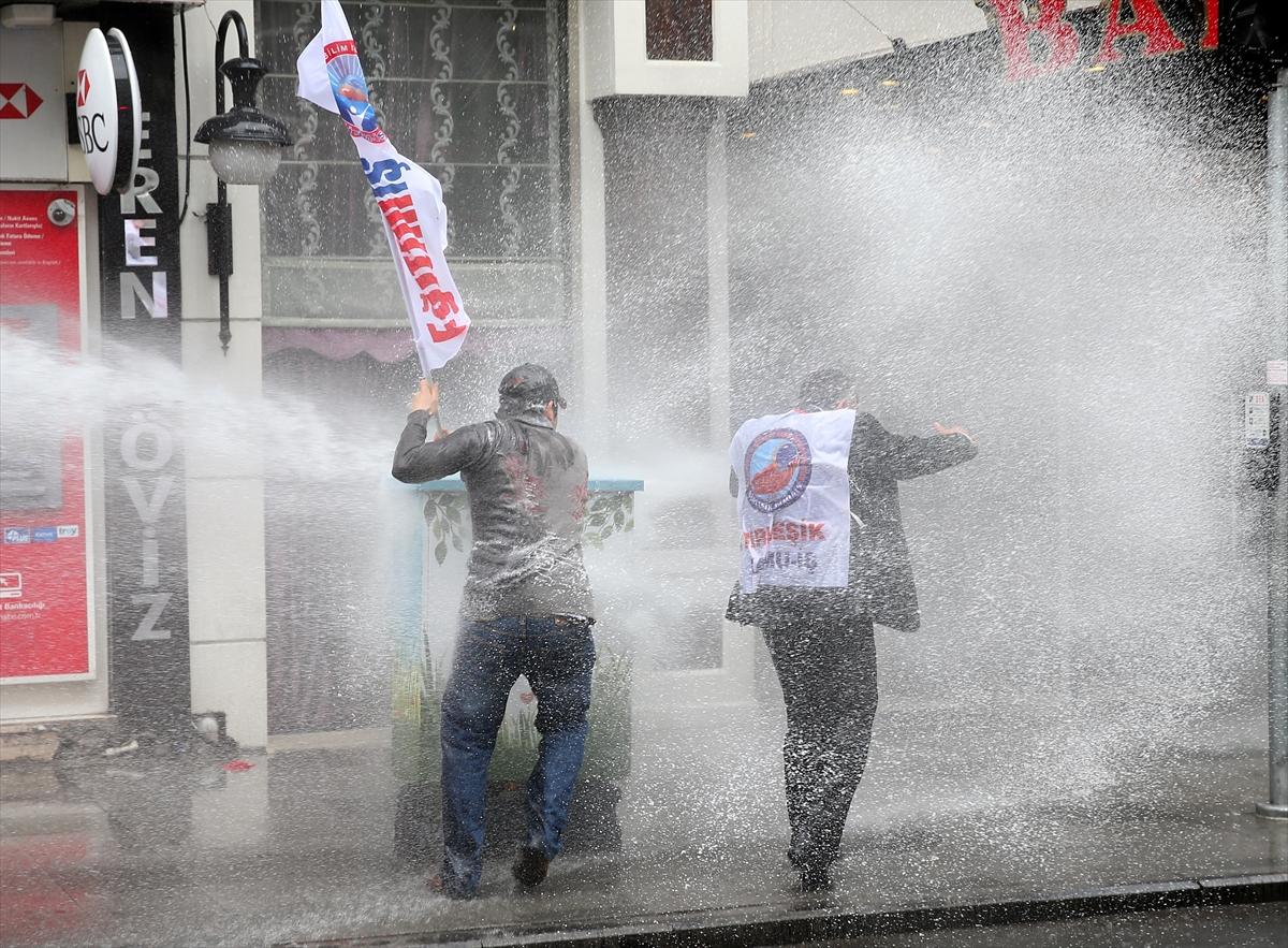 1 Mayıs için Taksim'e çıkmak isteyenlere gözaltı