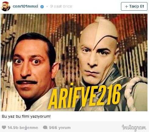 Cem Yılmaz'dan yeni film mi var dedirten paylaşım