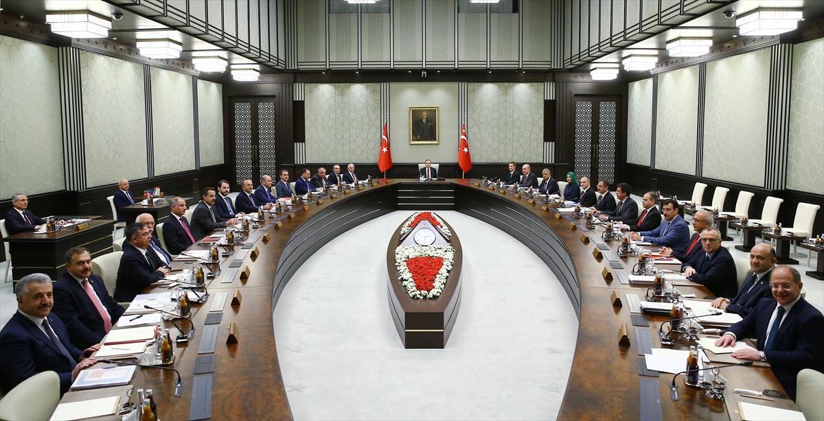 Bakanlar Kurulu Beştepe'de toplandı