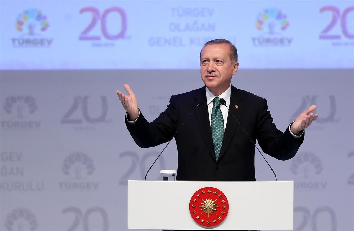 Erdoğan TÜRGEV toplantısında konuştu
