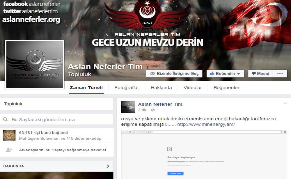 Ermenistan Silahlı Kuvvetleri hacklendi