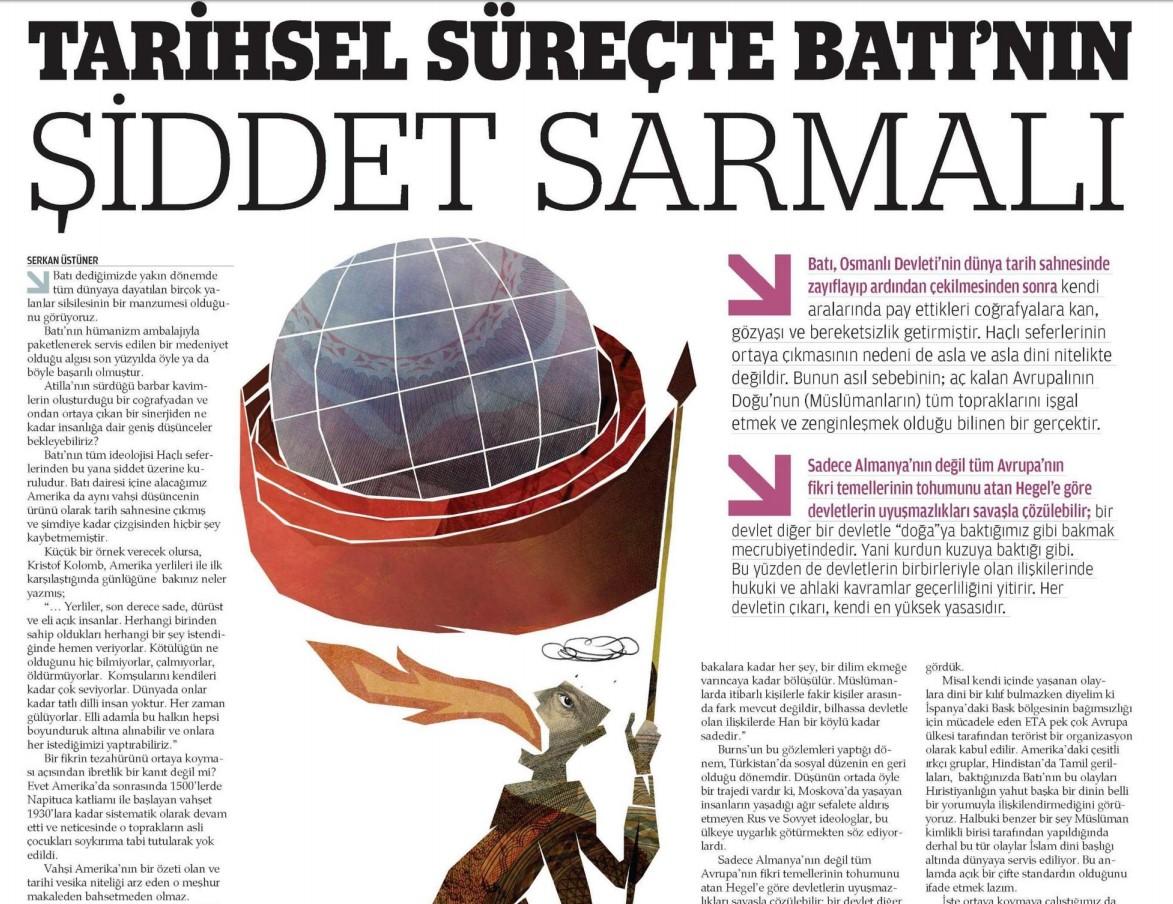 Serkan Üstüner Zaman gazetesinde yazmaya başladı