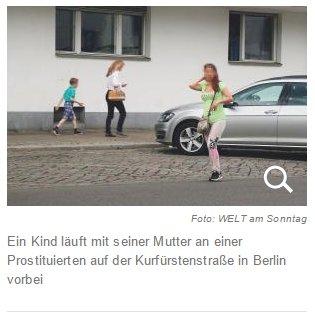 Berlin sokaklarında açık açık fuhuş yapılıyor