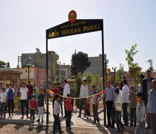 Suruç'ta parka canlı bombanın adı verildi