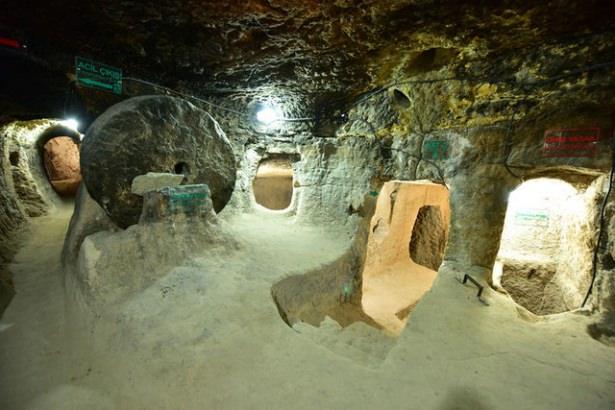 Kapadokya'daki yer altı şehri turizme açılıyor
