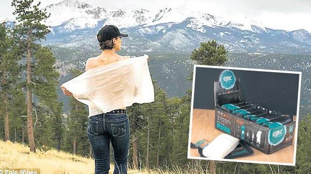 Duş imkanı sağlayan ıslak mendil üretildi