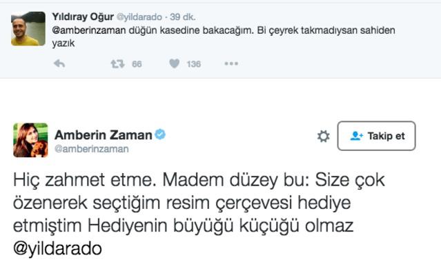 Yıldıray Oğur, Amberin Zaman'la Twitter'da tartıştı