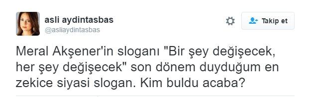 Aslı Aydıntaşbaş'ın Meral Akşener hayranlığı