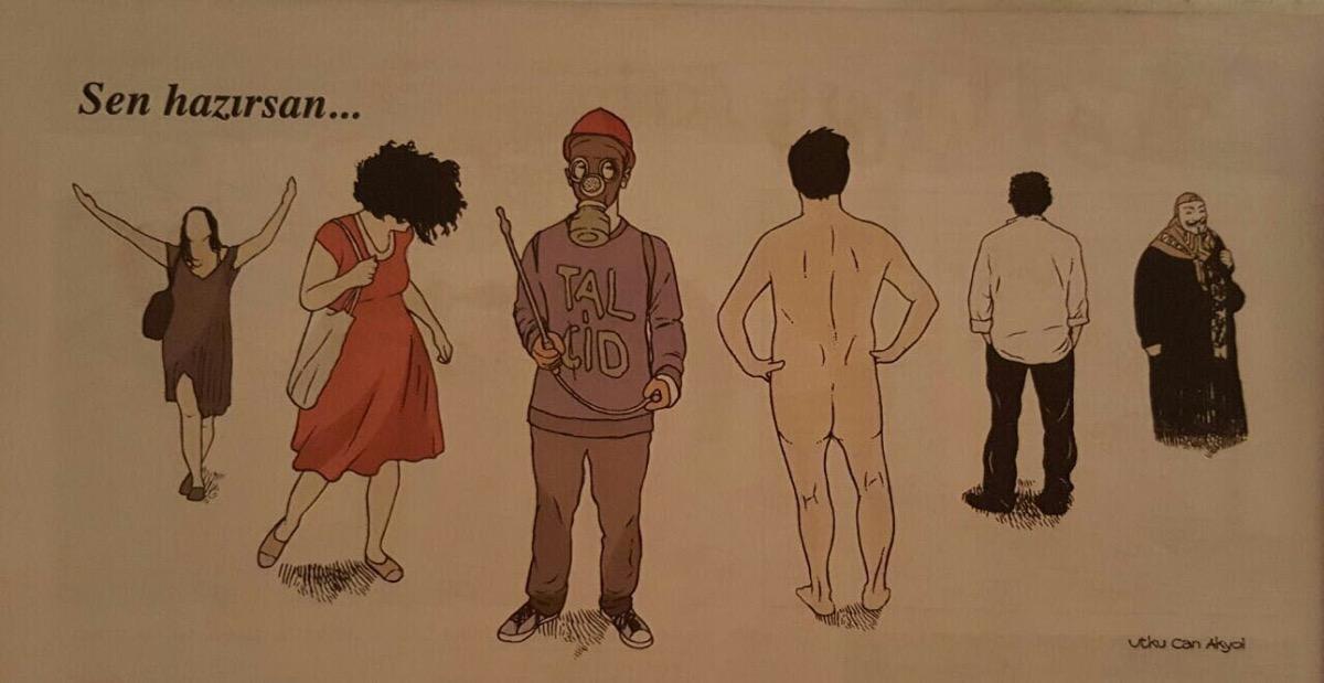 Leman dergisinden iç savaş çağrısı yapan karikatür