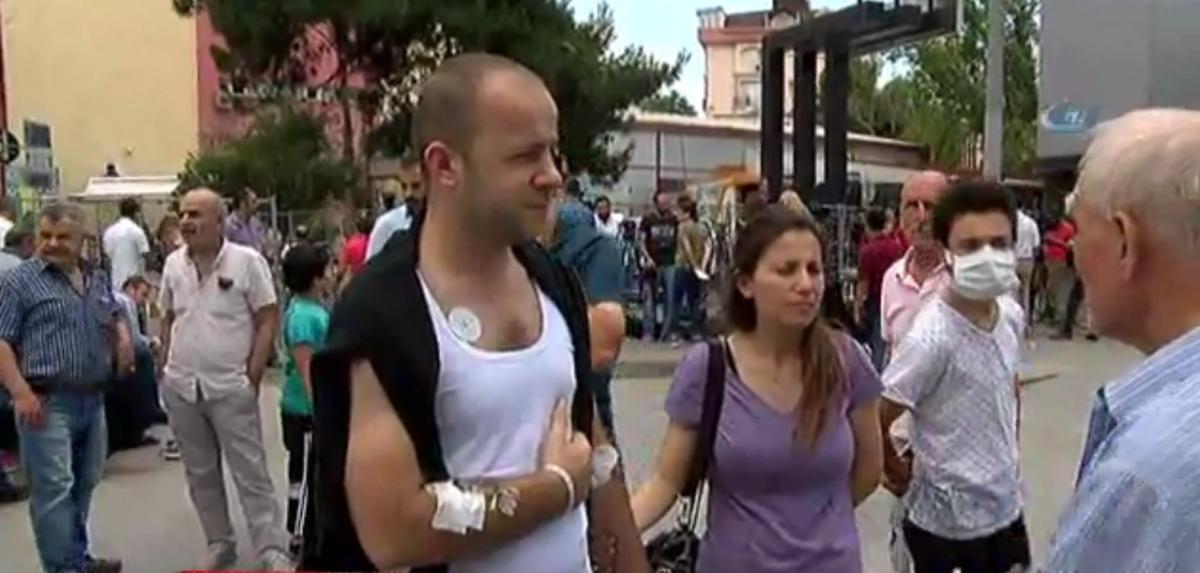 Taburcu olduktan sonra saldırı anını anlattı