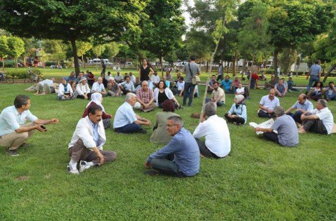 Lice'de uyuşturucu operasyonuna karşı eylem