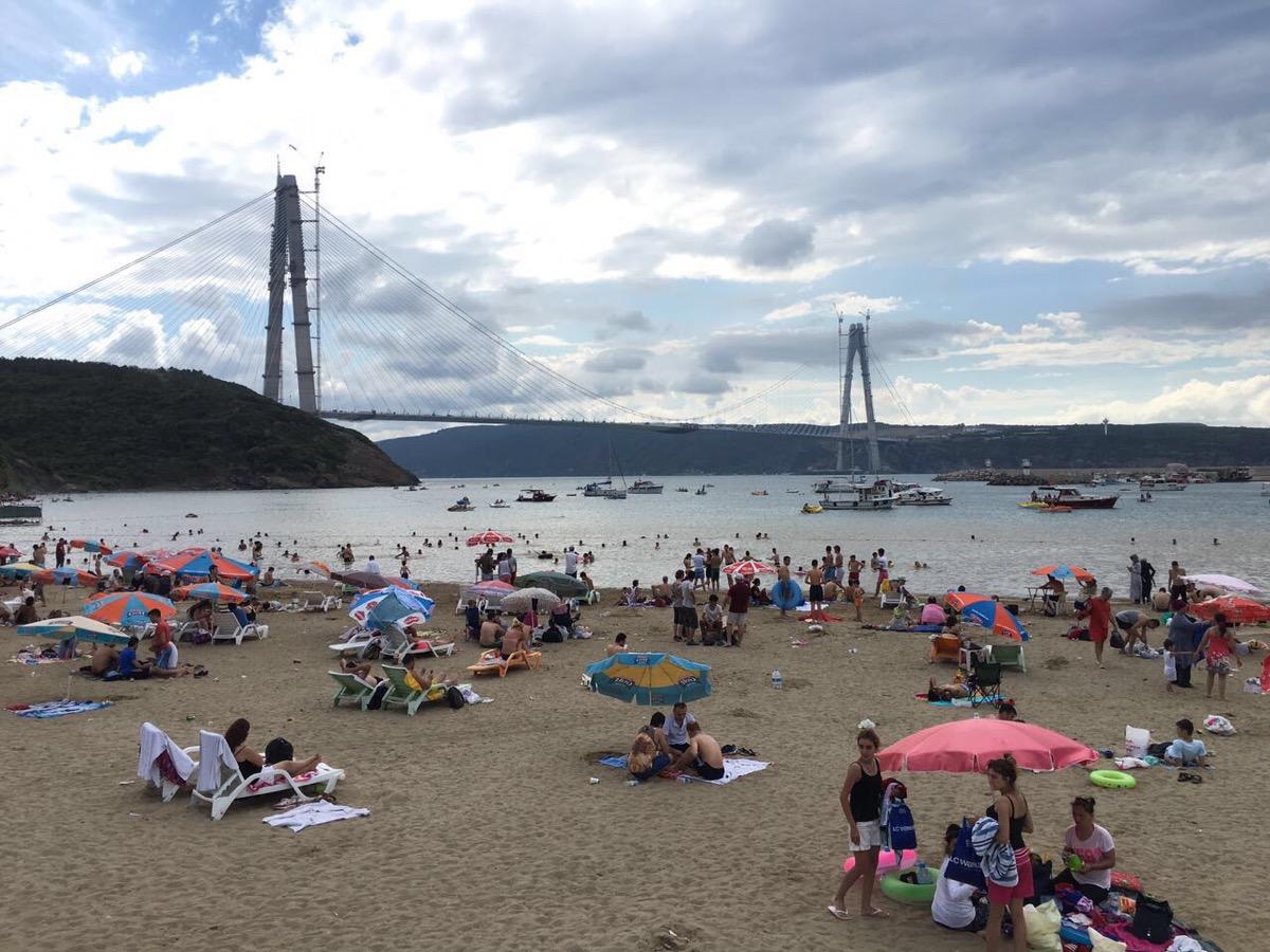 İstanbul'da 3. Köprü manzaralı deniz keyfi