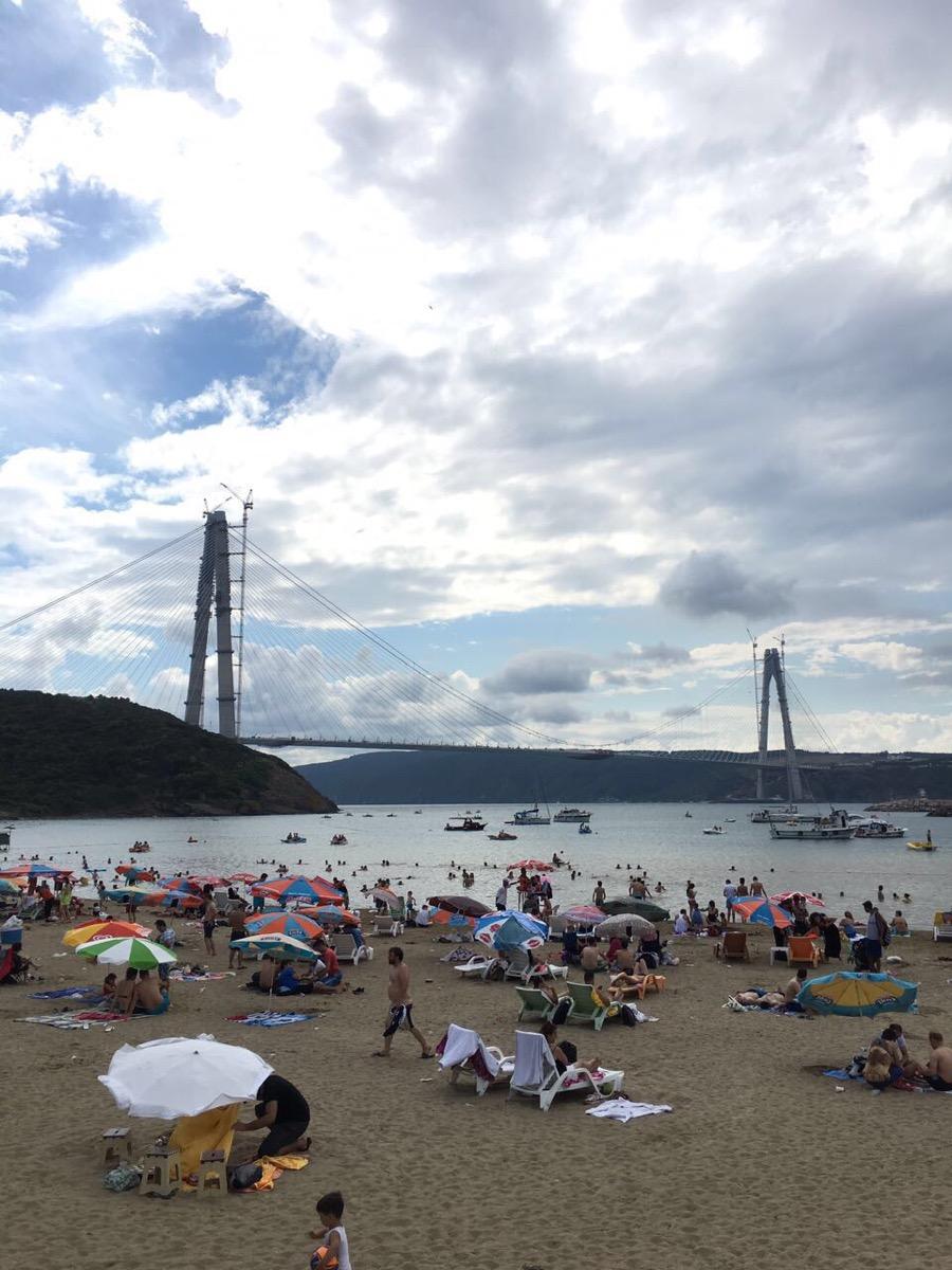 İstanbul'da 3. Köprü manzaralı deniz keyfi