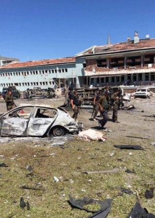 Bombalanan Özel Harekat Merkezi'nin son hali