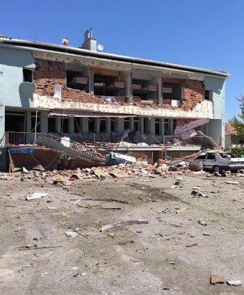 Bombalanan Özel Harekat Merkezi'nin son hali