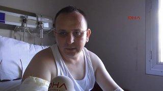 Üzerinden 2 tank geçen darbe karşıtı Sabri Ünal konuştu