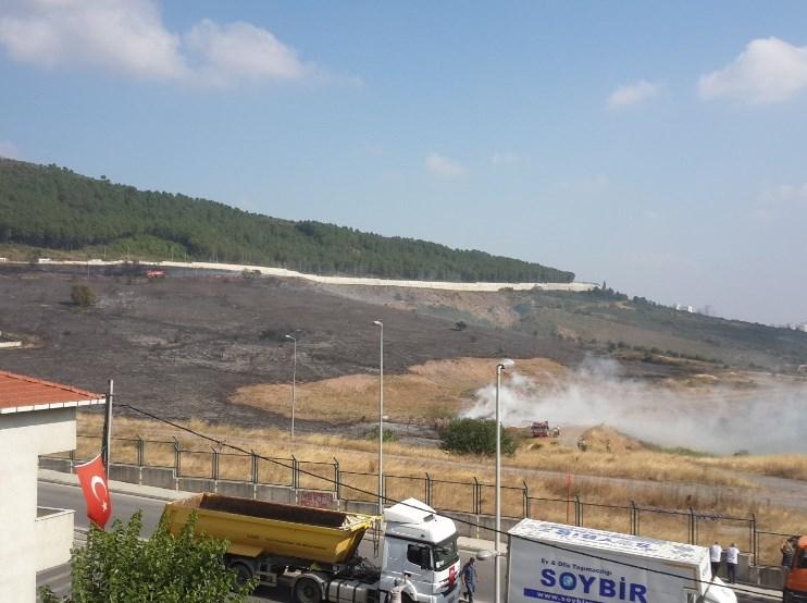 Maltepe'de Kenan Evren Kışlası'nda yangın