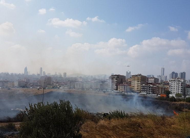 Maltepe'de Kenan Evren Kışlası'nda yangın