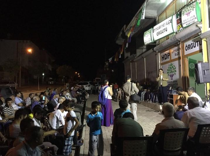 HDP Şanlıurfa'da Öcalan nöbetinde