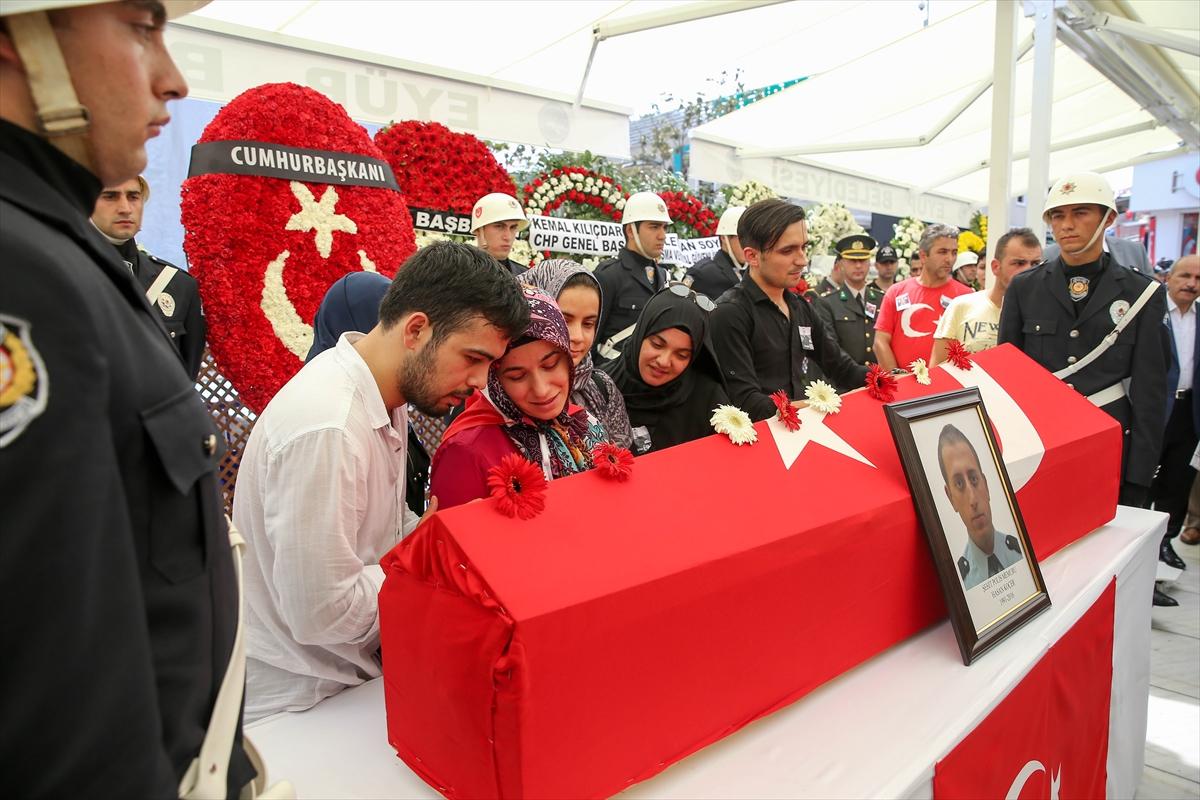 Şehit polis Hasan Koçer'e son görev