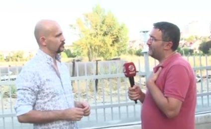 Beyaz TV muhabiri Atalay Demirci'nin yüzüne tükürdü