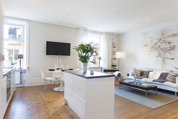 Stüdyo evler için dekorasyon fikirleri