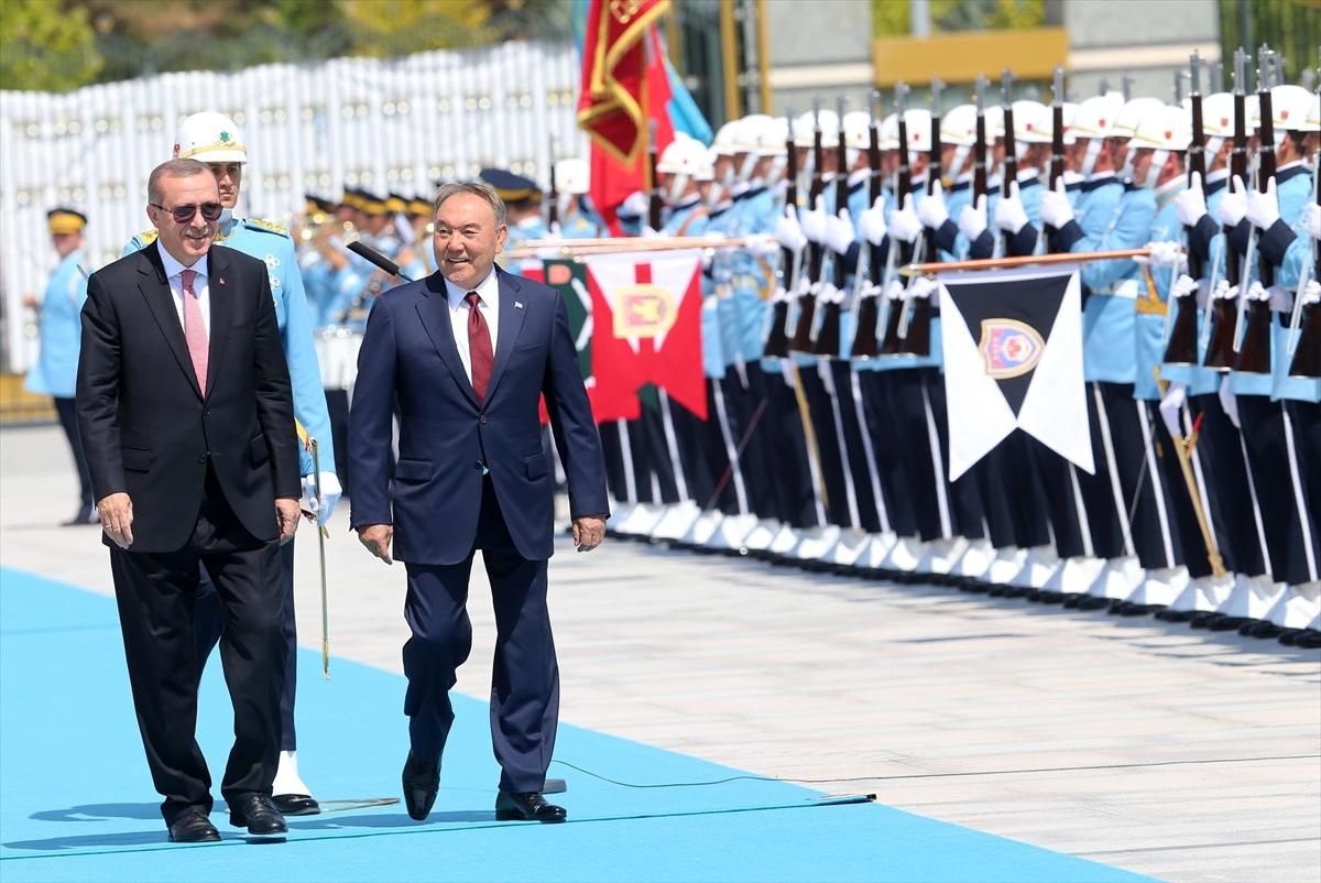 Kazakistan Cumhurbaşkanı Nursultan Nazarbayev Ankara’da